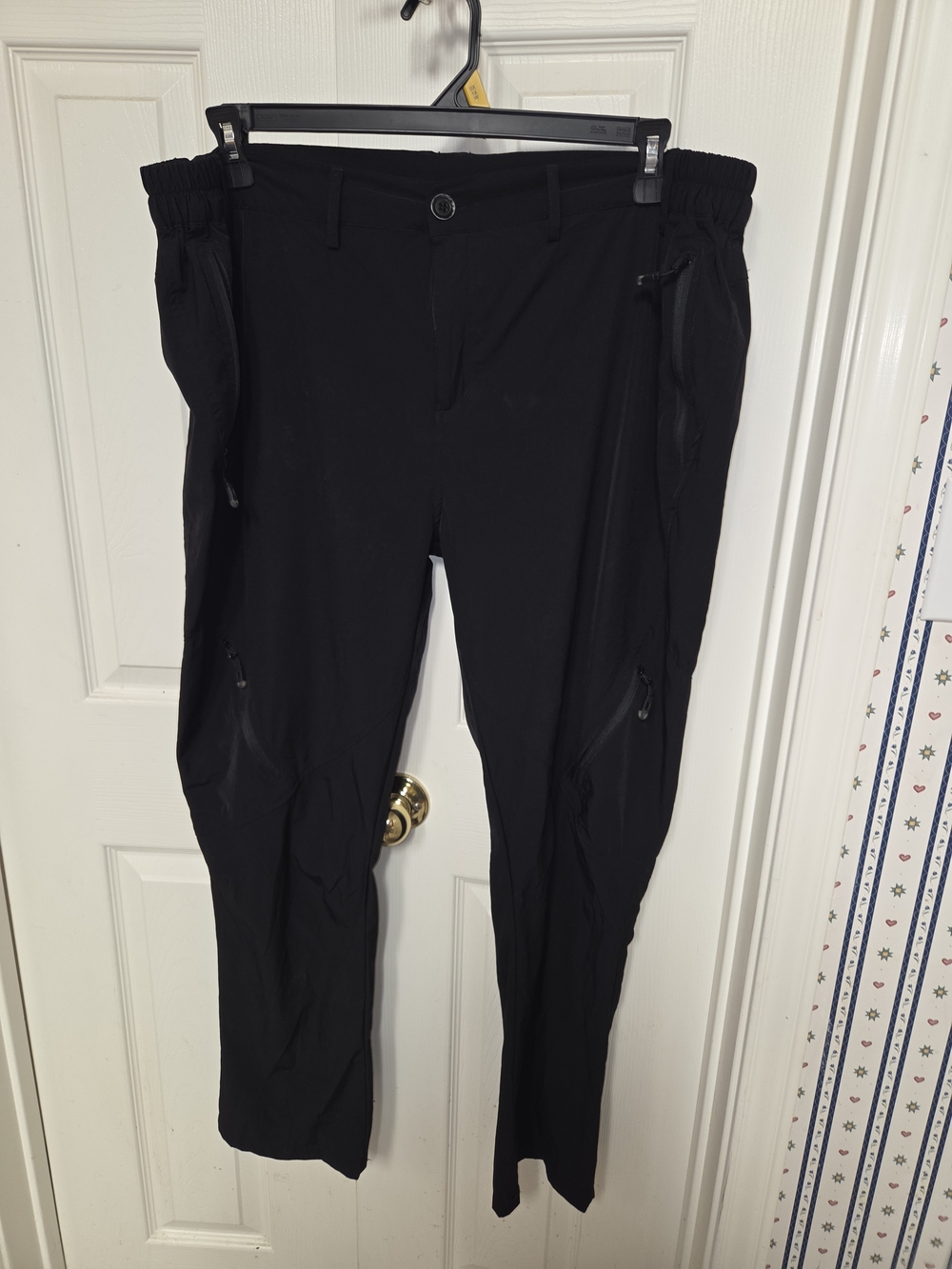 Postropaky Men's Black Performance Utility Pants
